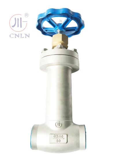PN40 DN40 صمام كرة الحرارة المنخفضة مع سترة فراغ للغاز الطبيعي المسال/LOX/LN2/LAR/LCO2