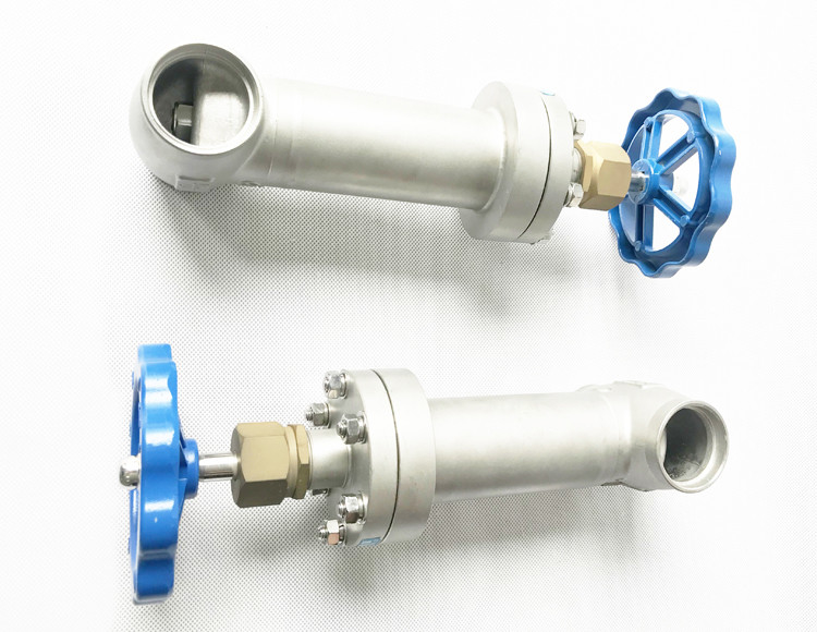 PN40 DN40 صمام كرة الحرارة المنخفضة مع سترة فراغ للغاز الطبيعي المسال/LOX/LN2/LAR/LCO2
