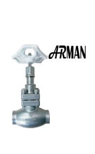 SS304/316 صمام الكرة المبردة القصير النوع D ((DN10-50mm) للغاز الطبيعي المسال / LOX / LN2