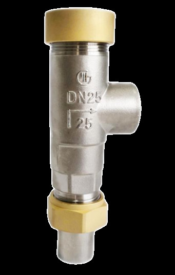 PN25 DN15 صمامات السلامة التبريدية مواد الفولاذ المقاوم للصدأ للغاز الطبيعي المسال LIN LOX LCO2