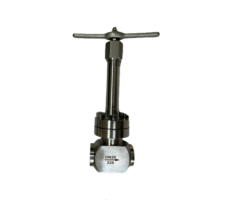 LNG LOX LIN LAR LCO2 خزان الصمام الكريوجيني الضغط العالي الكرة -196- 80 °C CF8/CF3 3/8''-4