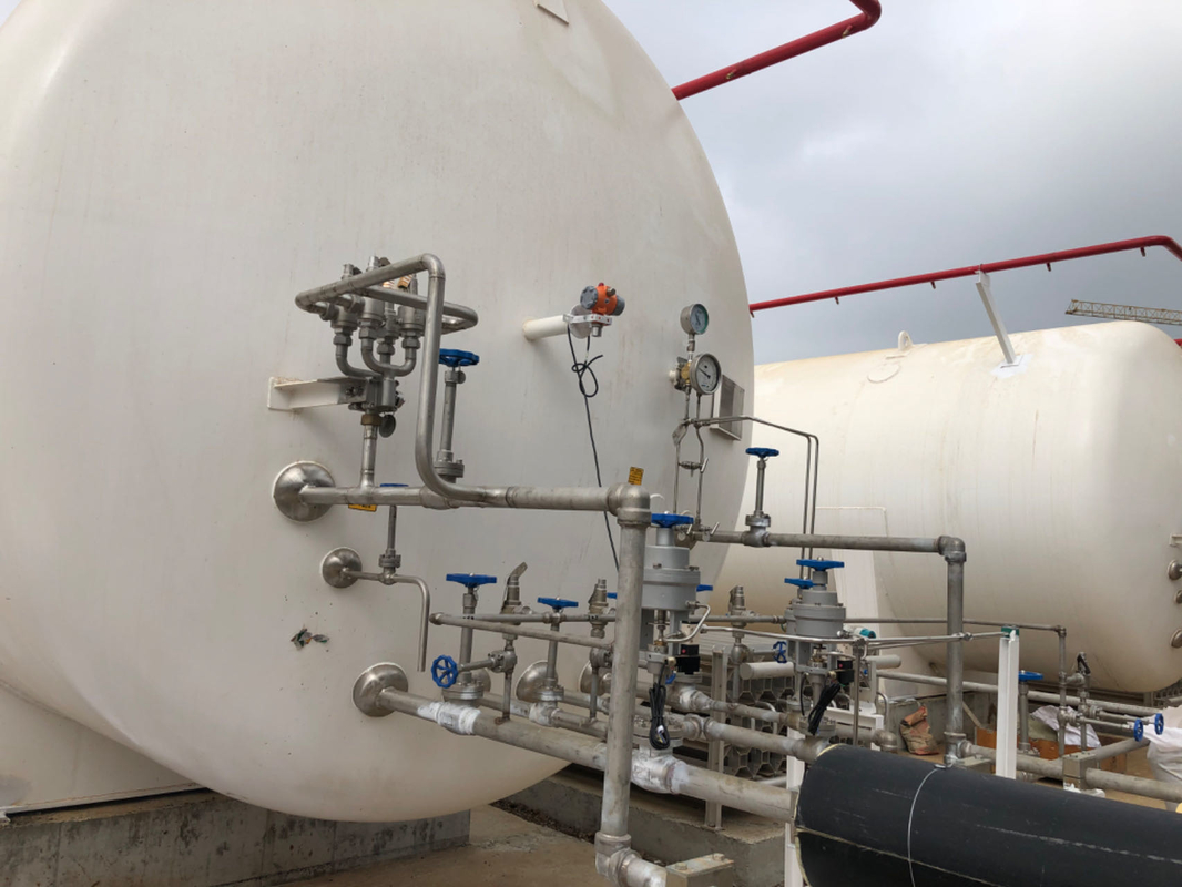PN50 PN40 صمام الكرة المشع -196 ~ + 80 °C للغازات المسالة LOX LIN LAR LCO2