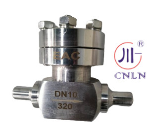 الصمام الكريوجينيكي الضغط العالي صمام التحقق -196 ~ + 80 °C لخزان LCO2 LNG LOX LIN LAR