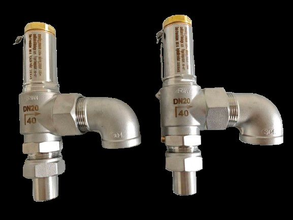 صمام أمان مبرد بالستانلس ستيل 3/8''-2'' 4.0 ميجا باسكال -196 درجة مئوية إلى +120 درجة مئوية