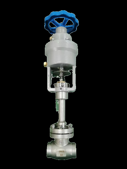 صمام كرة أرضية هوائي مبرد بالتبريد مع ختم PTFE وجسم CF8/CF3 لإغلاق الطوارئ عند 5.0 ميجا باسكال في تطبيقات الغاز الطبيعي المسال/الأكسجين السائل/النيتروجين السائل