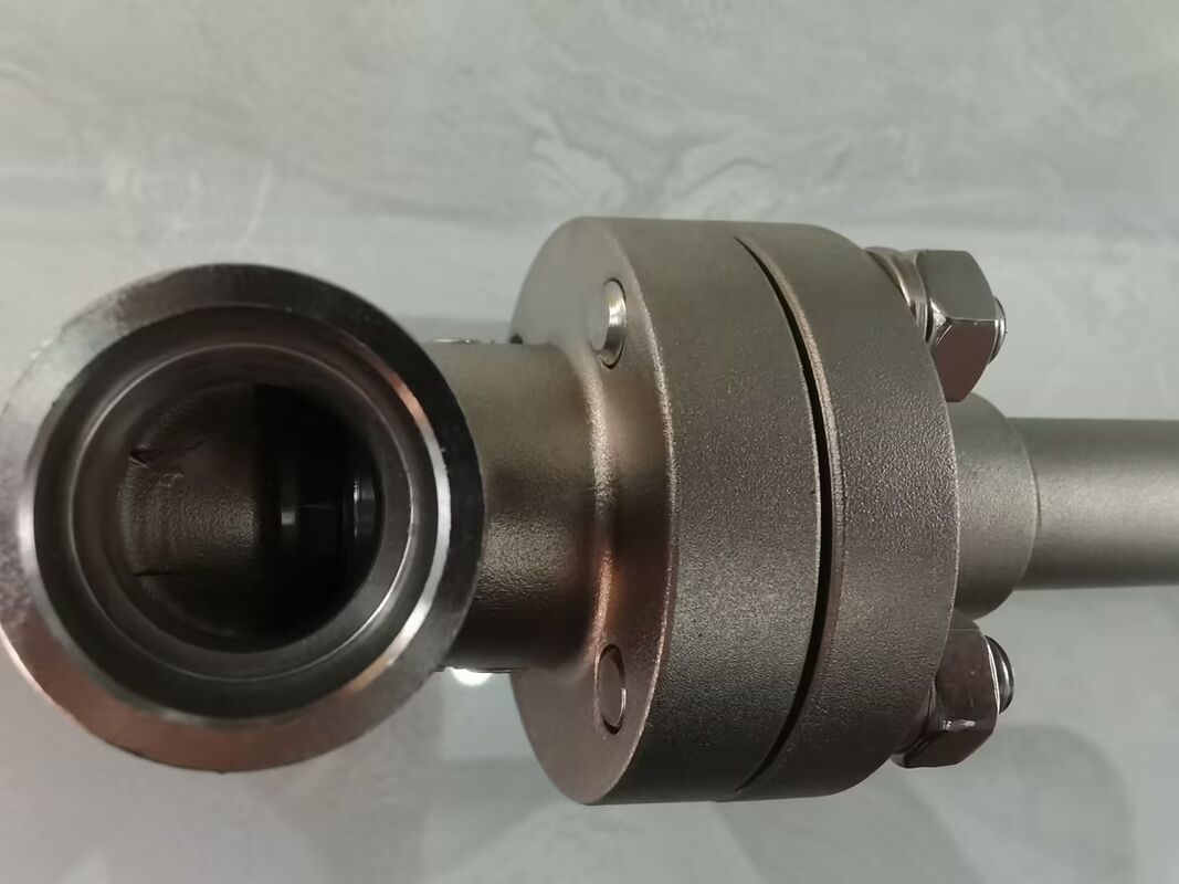 صمام الكرة المبردة مع 5.0Mpa مع أقصى ضغط من الفولاذ المقاوم للصدأ 304/316 ومدى درجة الحرارة من -196 إلى + 80 °C