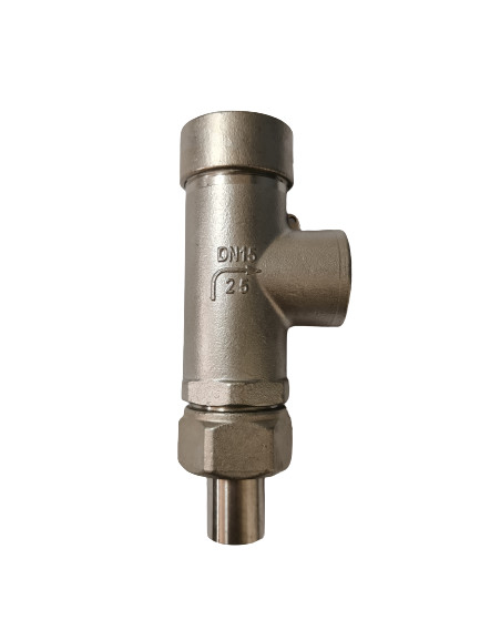 PN25 DN15 صمامات السلامة التبريدية مواد الفولاذ المقاوم للصدأ للغاز الطبيعي المسال LIN LOX LCO2